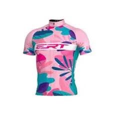 CAMISA DE CICLISMO ERT CLASSIC FLORAL ROSA