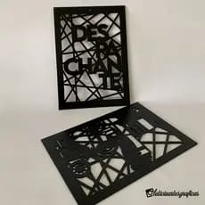 Kit Placa Quadros Decorativos Despachante Profissão Automotivo