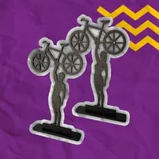 Troféu Ciclista Mountain Bike Presente Criativo Ciclismo Pedal Bicicleta
