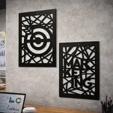Kit Placa Quadros Decorativos Marketing Profissão