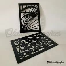 Kit Placa Quadros Decorativos Design de Sobrancelha Profissão