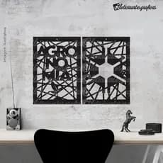 Kit Placa Quadros Decorativos Agronomia Profissão