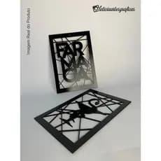 Kit Placa Quadros Decorativos Farmácia Profissão Farmacêutico Farmacêutica