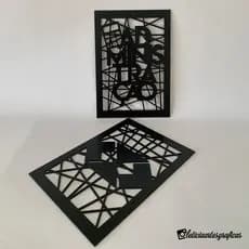 Kit Placa Quadros Decorativos Administração Profissão