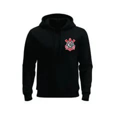 Blusa Moletom Frio Canguru Times Unissex Estampada Flanelado Corinthians Palmeiras São Paulo
