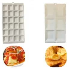 Kit Formas Pastel 6 Cavidades E Mini Ravioli 24 Cavidades