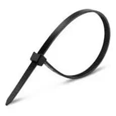 100 Abraçadeiras Nylon Enforca Gato 2,5mm X 100mm Preto Preto