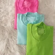 blusa feminina manga puf princesa gola v t shirt listrada de tricot verão