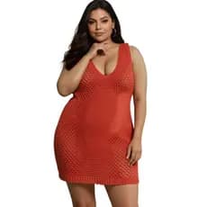 Saida de praia feminina tricot vestido de piscina tamanho único  e GG verão