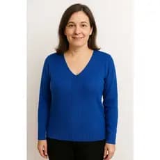 blusa feminina plus size manga longa suéter de frio