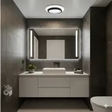 Plafon Luminária De Teto Fit Bivolt Led Moderno Minimalista 22w