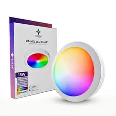Plafon Inteligente Wi-fi Led 18w Rgb Redondo Sobrepor Alexa | Google