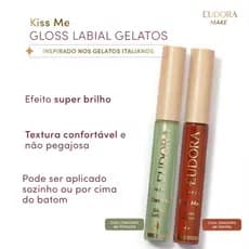 Gloss Labial Kiss Me Bacio di Latte7ml