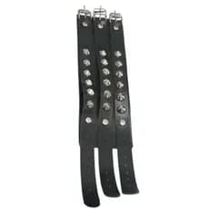 Pulseira Punk Bracelete Spikes Gótica E-Girl E-Boy  Pontas Couro Rock Urban Johny Deep Depp
