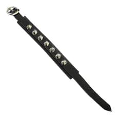Pulseira de Couro 1/2/3/4 Fileira Com Espinho Prateado Estilo Punk Gótico Pulseira Ajustável Unissex Spike Bracelete