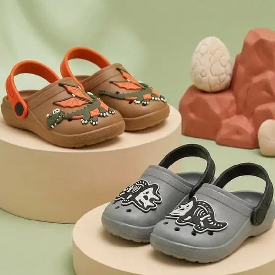 Kit 2 Babuche Infantil Menino Sandália Antiderrapante Confortável e Macia