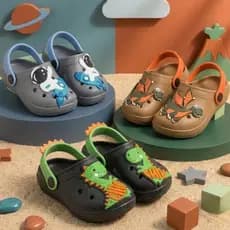 Kit 3 Babuche Infantil Menino Confortável e Leve Moda Verão