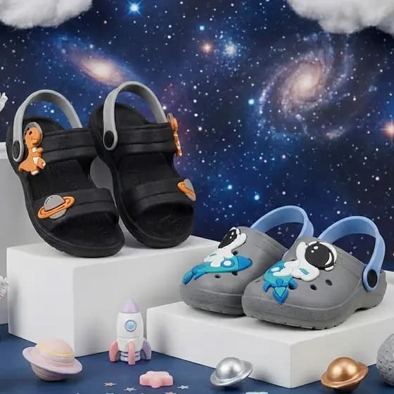 Kit  Papete Infantil Menino Macia e Leve + Babuche Infantil Masculino Confortável
