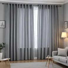 Cortina para Sala Quarto Escritório Lisa Suave - 300x280 / 300x250 / 300x230