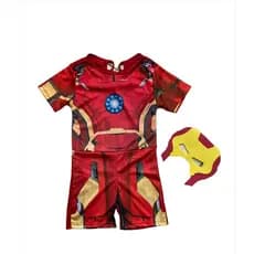Roupa Infantil Fantasia Aniversário Homem De Ferro