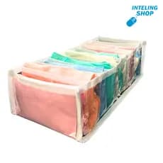 Kit Colmeia Organizador de Guarda Roupas Branca