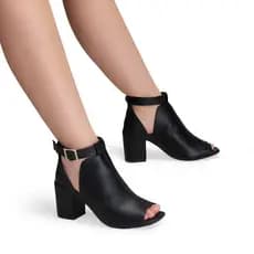 Sandália de Salto Feminina Fechada Ankle Boot Confortável Lolla Maria