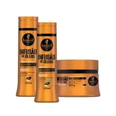 Kit Haskell Infusão de Òleos nutrição Shampoo Cond Masc 300