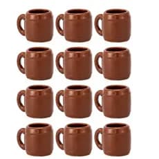 Kit 12 Canecas quentão vinho quente festa junina 45ml Marrom Pinga, Caldo De Feijão, Chá Café
