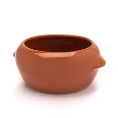1 Cumbuca Refrataria Marrom 700ml Premium Feijoada Caldos