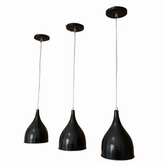 kit 3 Pendentes Gota-Balcão, Mesa, Cozinha e sala