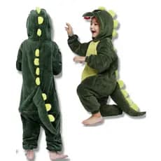 Pijama Kigurumi infantil e adulto macacão Dinossauro