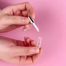 Kit 5 Mini Frasco de Gloss Batom Retoque Refil Embalagem Tubete Cosmético Viagem Brilho Labial