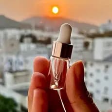 Frasco Conta Gotas de Vidro 3ml Gotejador para Óleo Essencial Sérum Facial Lembrancinhas Casamentos