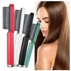 Escova Alisadora Bivolt 5 em 1 Alisa, Hidrata, Modela, Alinha e Anti-Frizz