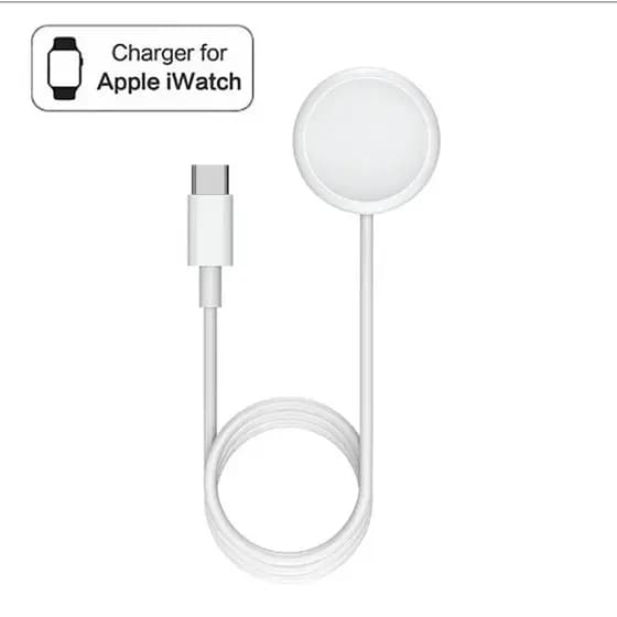 Cabo Indução Carregador TYPO C Para Apple Watch Original Série Relógio 7 6 5 4 3 2 SE Applewatch USB Rápida Cabo De Carregamento
