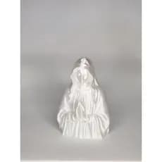 Busto Virgem Maria Nossa Senhora Pérola | Estatueta Religiosa de Fé para Decoração