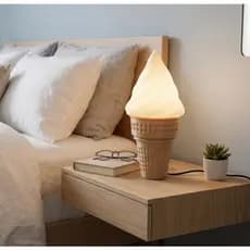 Abajur Sorvete De Casquinha Decoração Quarto Infantil Candy