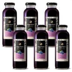 Kit 6 Suco de Uva Tinto Integral 300ml Hugo Pietro Sem Conservante Sem Corante