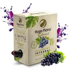 Suco de Uva Tinto 3 Litros Hugo Pietro Integral Garrafa Família Sem Conservante