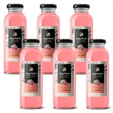 Suco de Uva Rosé Integral 300ml Hugo Pietro 6 Garrafas Sem Conservante Sem Açúcar