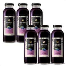 Kit 6 Suco de Uva Tinto Integral 300ml Hugo Pietro Sem Conservante Presente