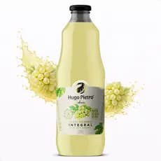 Suco de Uva Branco Integral 1,35L Hugo Pietro 3 Garrafas Sem Conservante Sem Açúcar