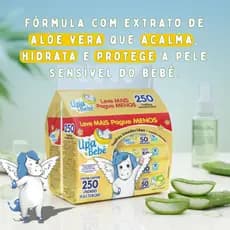 Lenço Umedecido Bebê Upa 250 Unidades Kit 5x50 Melhor Custo Benefício