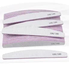 Kit de Lixas de Unha 100/180 Profissional para Manicure e Pedicute