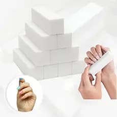 Kit Lixas Bloco Polidora Para Unhas Gel Porcelana Fibra Polimento Profissional