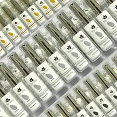 Kit 12 Esmaltes Gel Ponta Fina Lírio Pincel Ultra Fino Nail Art Decoração Unhas Profissional UV/LED