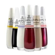Kit 06 Esmaltes Impala Mais vendidos