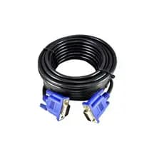 Cabo Vga 5m Monitor Lcd Pc Tv Projetor 5 Metros