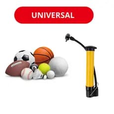 Kit 02 Bomba de Ar Vertical Com 1 Bico de Inflar Encher Pneu Bola Priscila Bicicleta 25cm Linha Resistente Premium