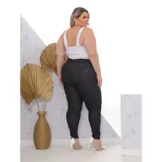 Legging Cotton Imita Jeans Plus Size